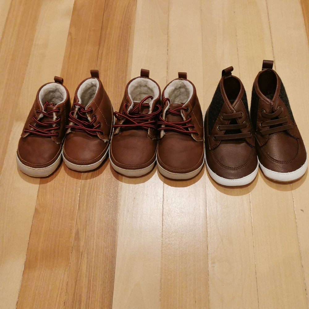 3 pairs of Baby Shoes (Gap & Old Navy)